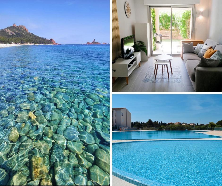 Appartement Frejus Avec Jardin, Piscine, Plage, Tennis Buitenkant foto